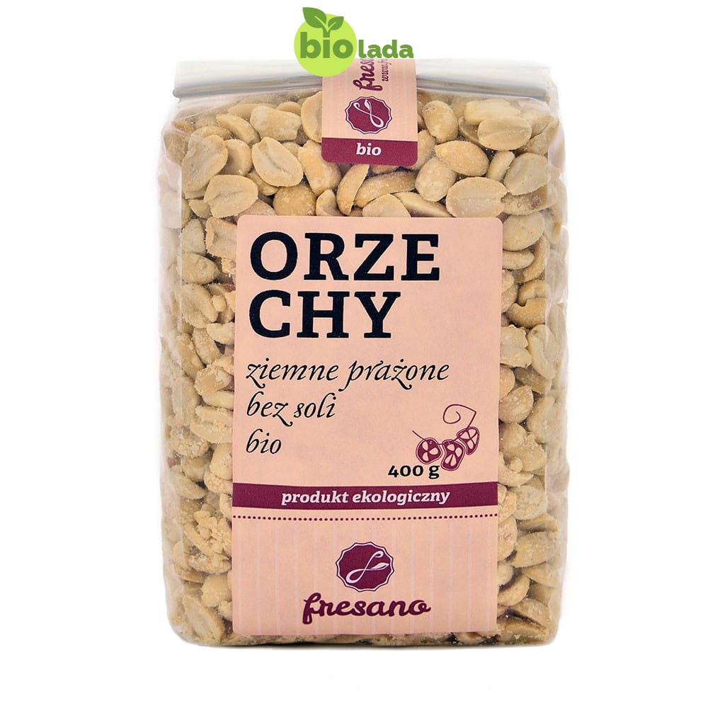 Orzechy ziemne prażone bez soli BIO 400 g Fresano