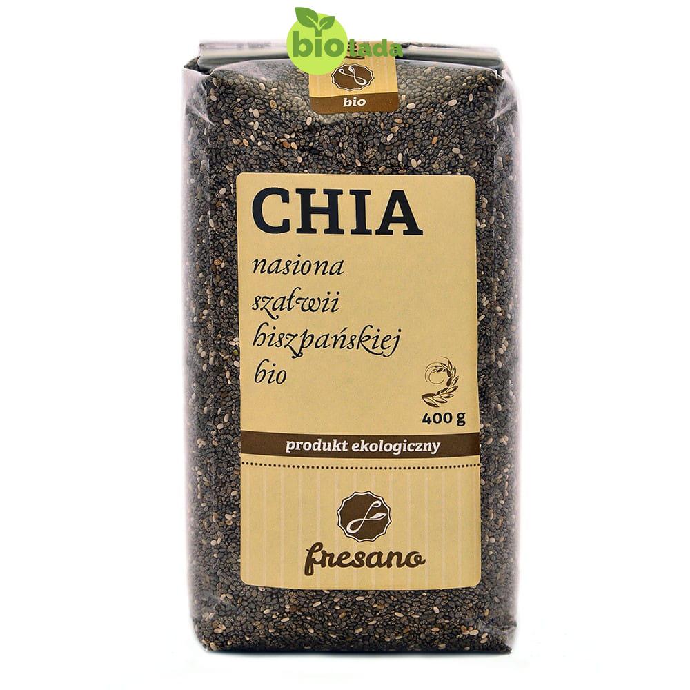 Chia – nasiona szałwii hiszpańskiej BIO 400 g Fresano