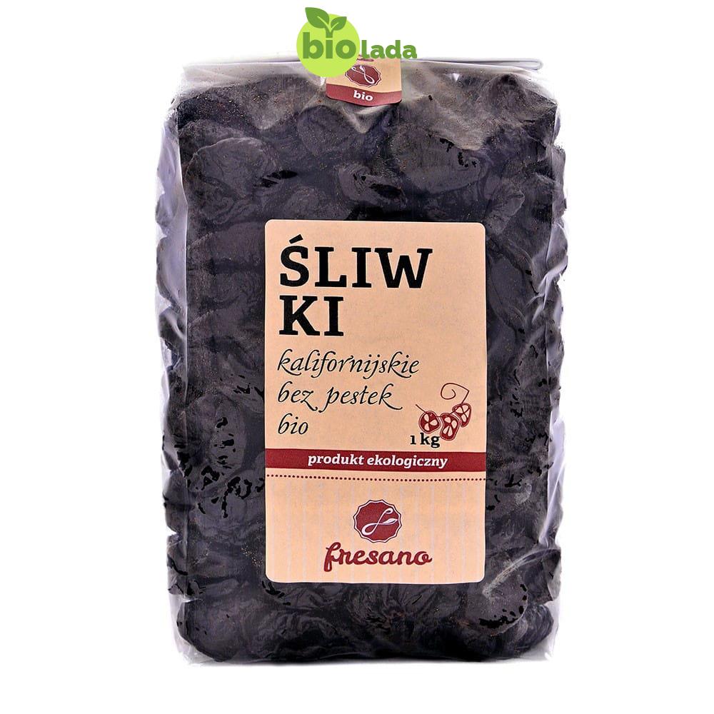 Śliwki kalifornijskie bez pestki BIO 1 kg Fresano