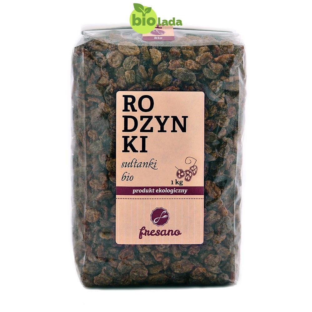 Rodzynki sułtanki BIO 1 kg Fresano