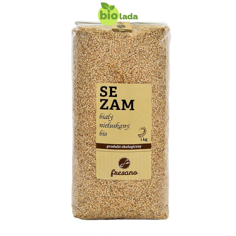 Sezam biały niełuskany BIO 1 kg Fresano
