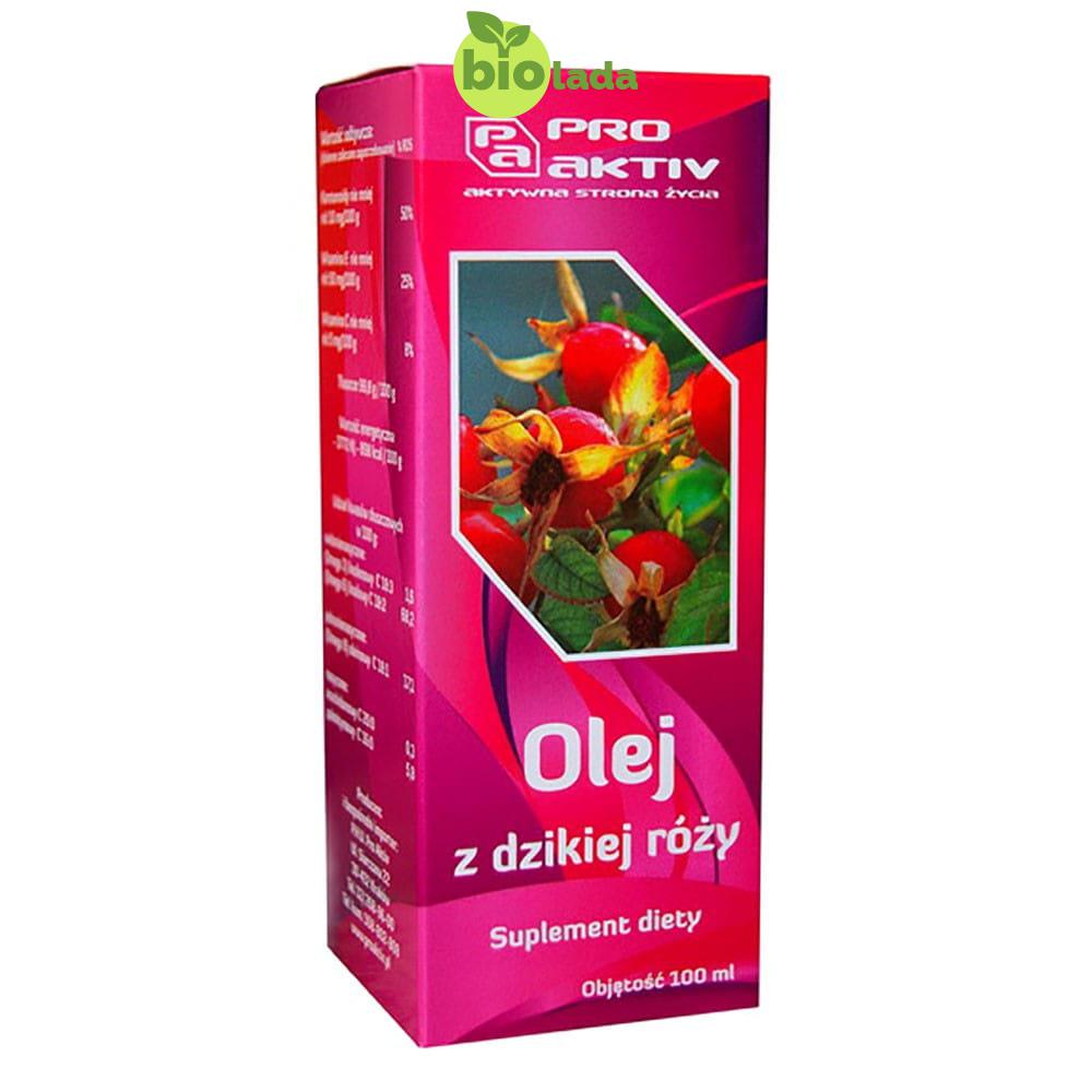 Olej z dzikiej róży 100 ml Pro-Aktiv