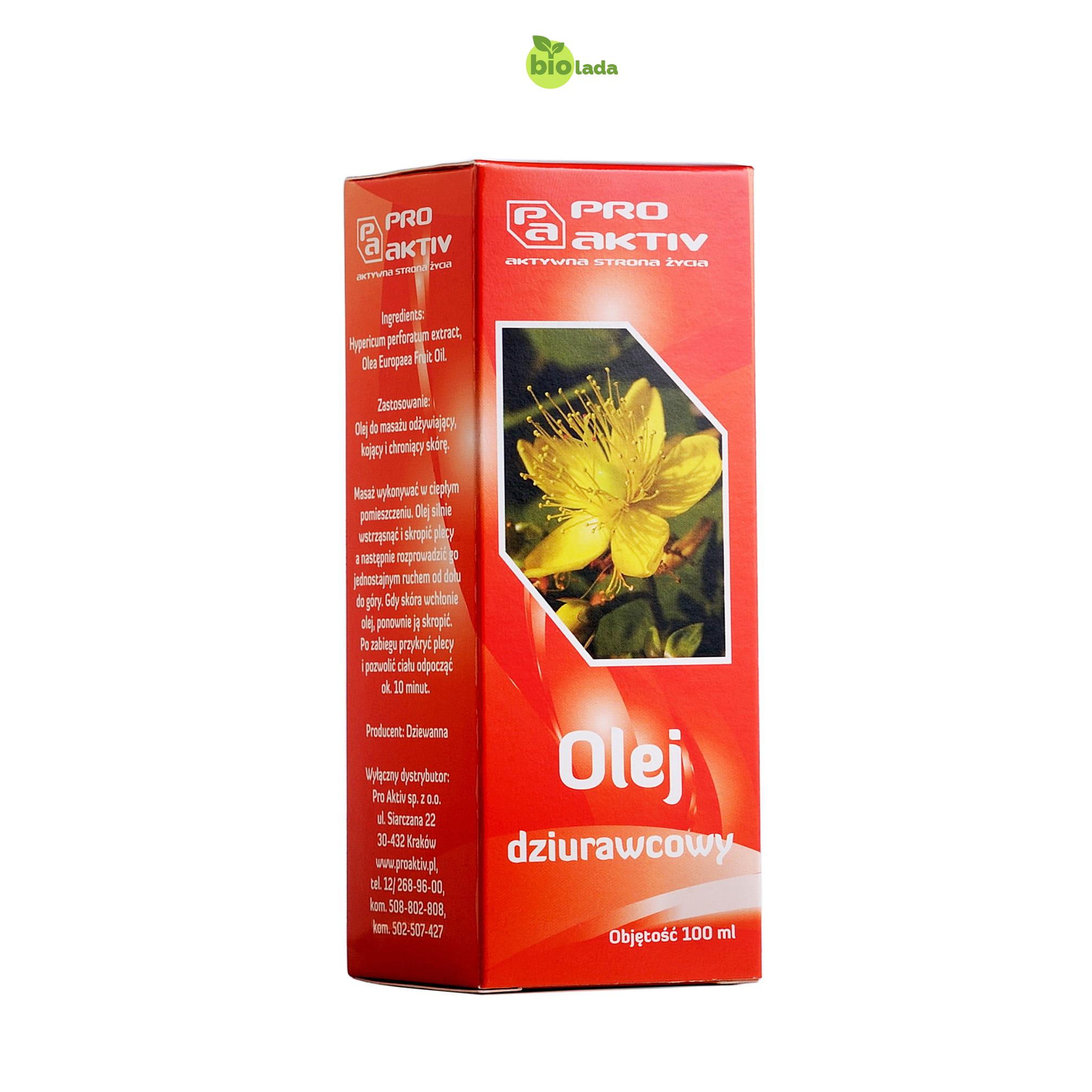 Olej dziurawcowy 100 ml Pro-Aktiv