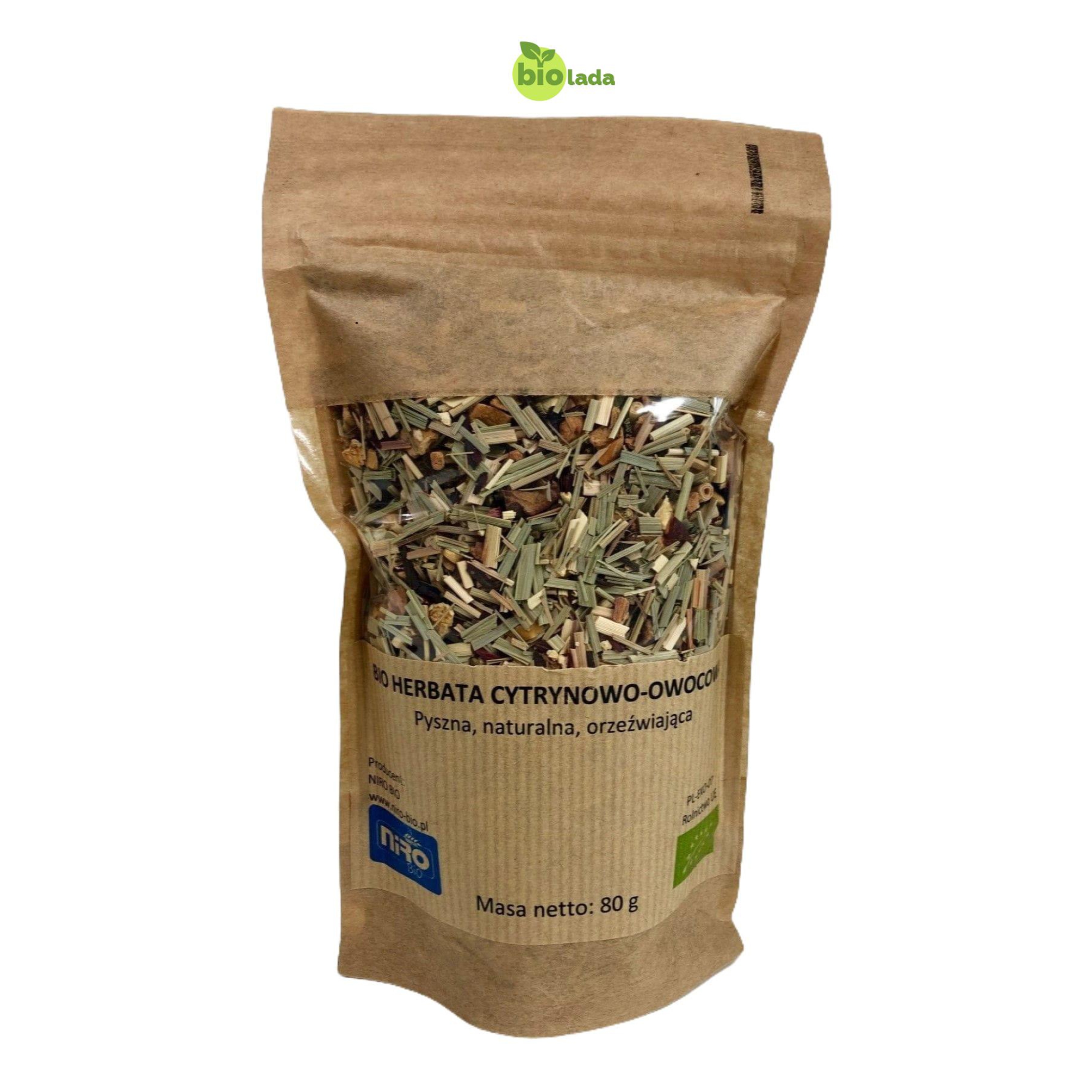 BIO Herbata Cytrynowo-owocowa (80  g)
