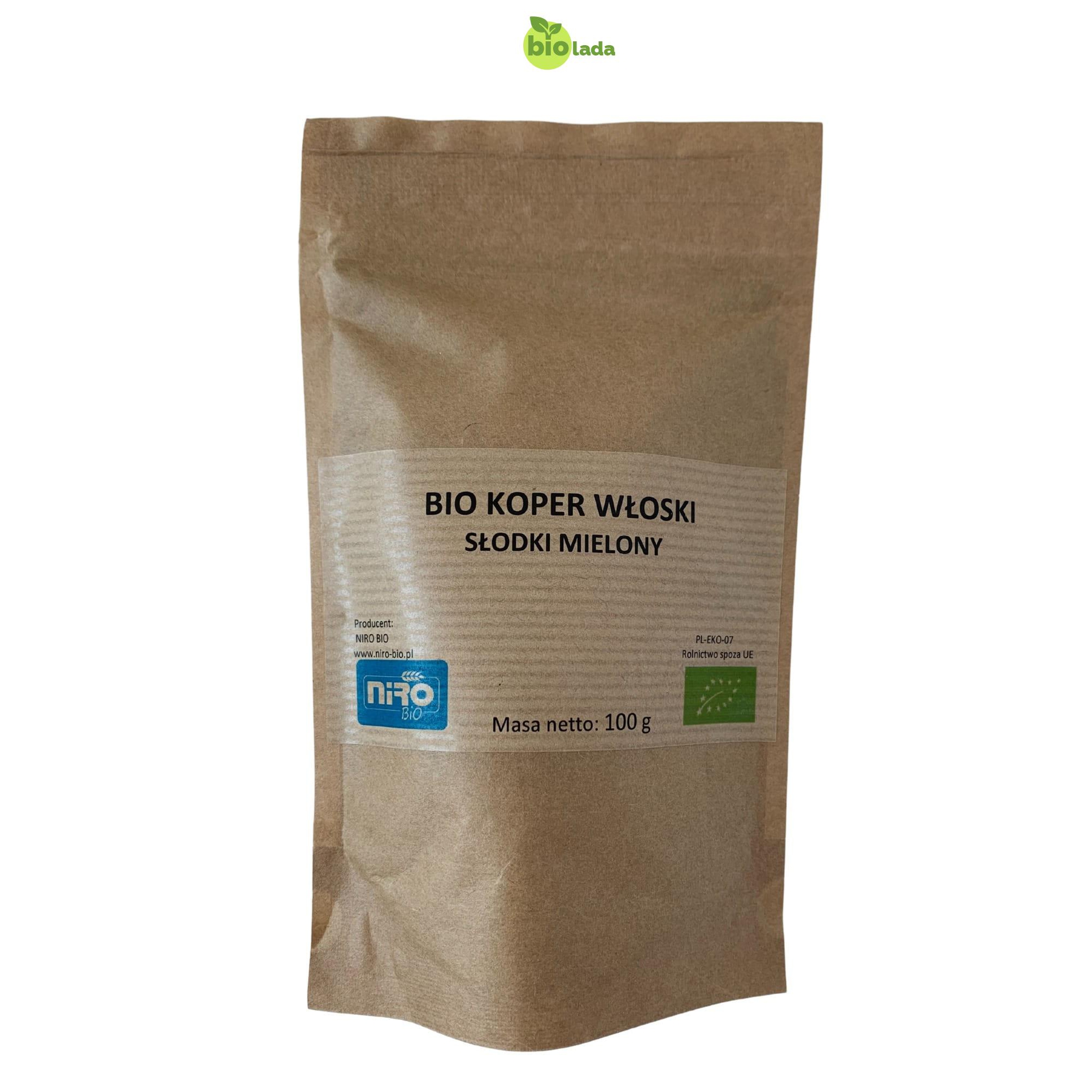 Bio koper włoski słodki mielony (100  g)