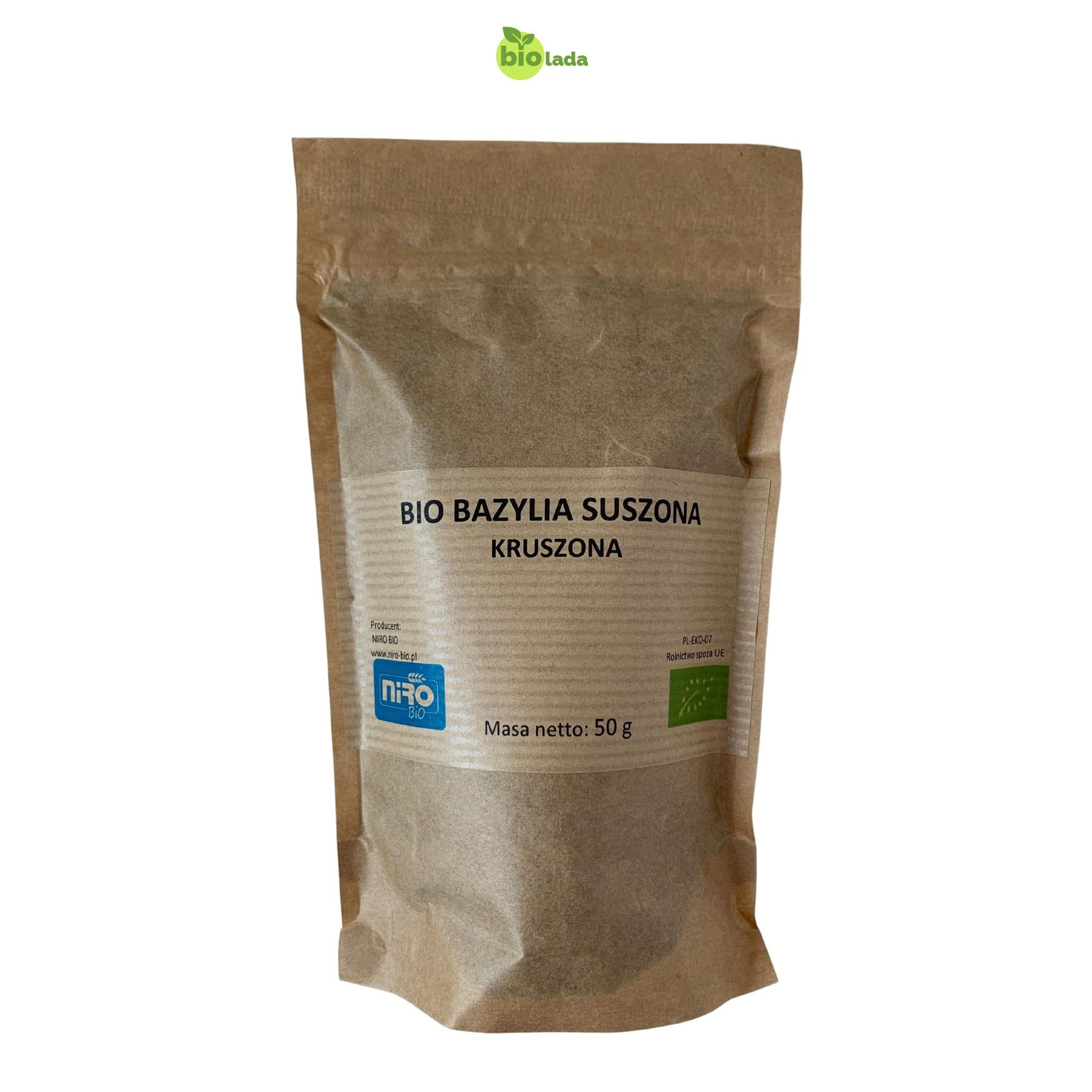 Bio bazylia suszona kruszona (50  g)