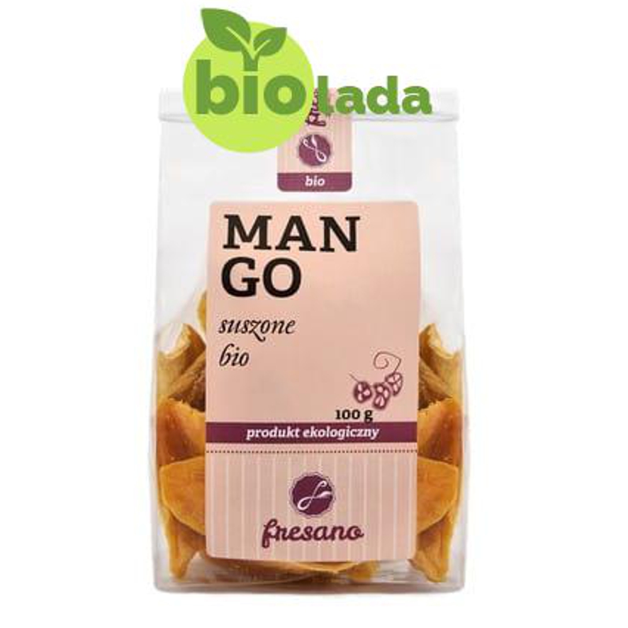 Mango suszone BIO 350  g Fresano