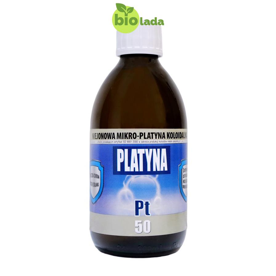 Niejonowa mikro-platyna koloidalna (Pt 50) - 300 ml Pro Aktiv
