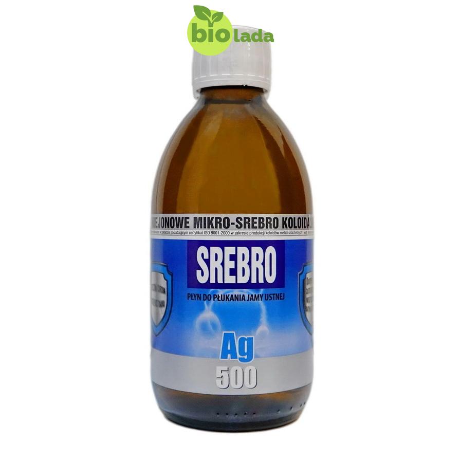 Niejonowe mikro-srebro koloidalne (Ag 500) - 300 ml Pro-Aktiv
