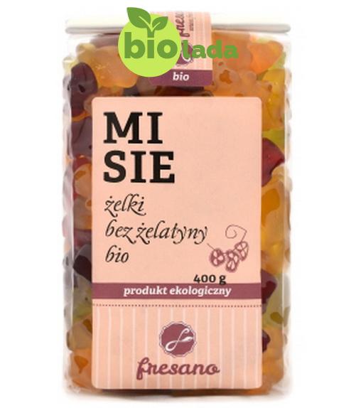 Misie żelki bez żelatyny BIO 400  g