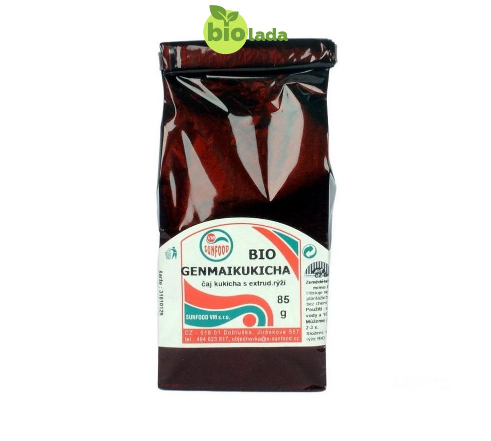 Herbata GENMAI KUKICHA BIO 85 g (palone gałązki herbaty Bancha z brązowym ryżem) Mitoku